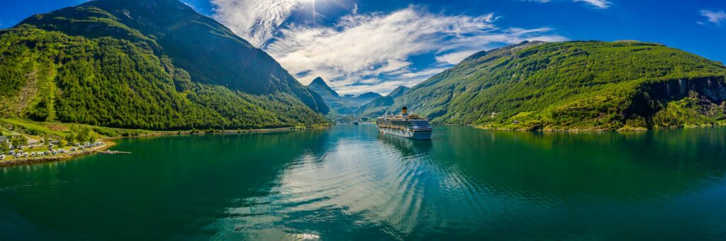 Geiranger fjord, Beautiful Nature Norway.